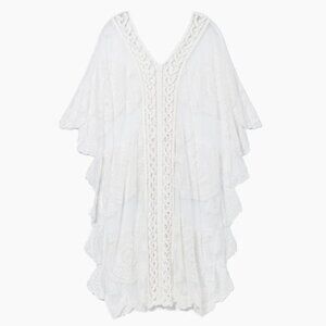 White Lace Cover Up